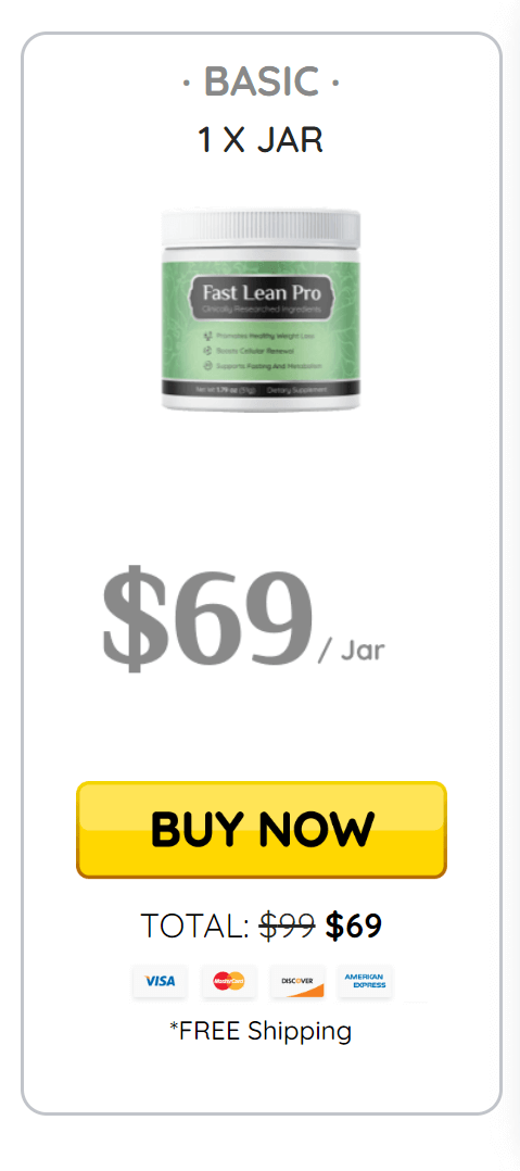 buy fast lean pro 1 jar